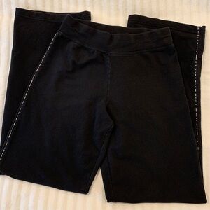 JNY Jones New York Black Cotton/Elastane Sweats.​​​​​​​​​​​​​​​​​​​